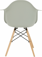 Designová židle DAMEN, šedá / buk