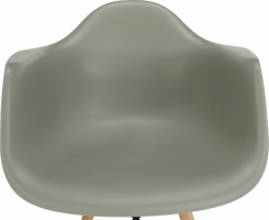 Designová židle DAMEN, šedá / buk
