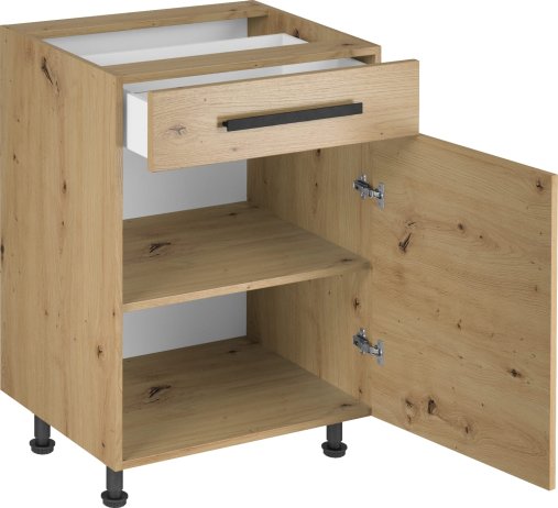 Kuchyňská linka Langen s pracovní deskou dub artisan