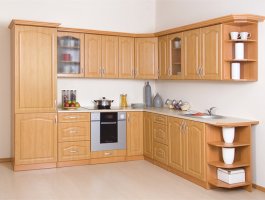 Kuchyňská skříňka, horní, levá, olše, LORA MDF W30N