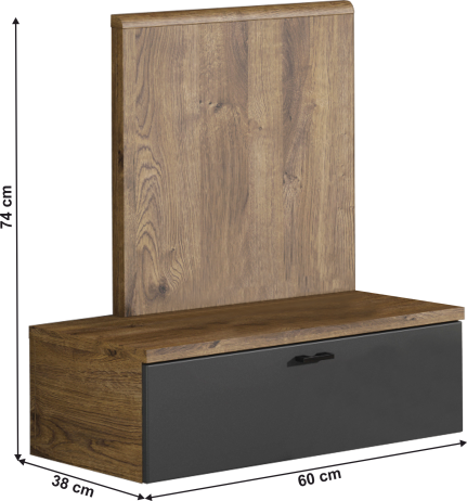 Ložnicový komplet ARMENY (postel 160x200 cm, 2x noční stolek, skříň)