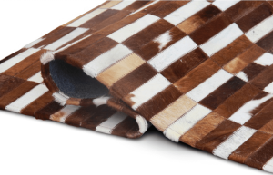 Luxusní koberec KŮŽE Typ5, patchwork, 201x300 cm