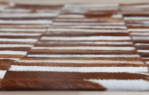 Luxusní koberec KŮŽE Typ5, patchwork, 201x300 cm