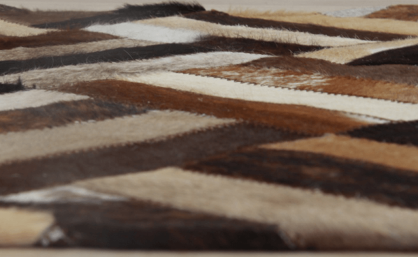 Luxusní koberec KŮŽE Typ2, patchwork, 70x140 cm