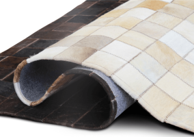Luxusní koberec KŮŽE Typ7, patchwork, 140x200 cm