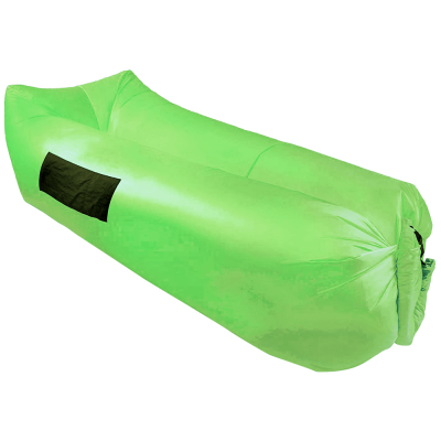 Nafukovací sedací vak/lazy bag LEBAG, zelená