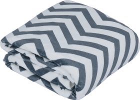 Oboustranná beránková deka, geometrický vzor, 150x200, FUTURO