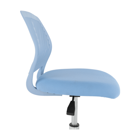 Otočná židle, modrá/chrom, SELVA