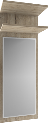 Panel se zrcadlem ORESTES 45, dub san remo