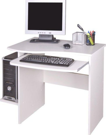 PC stůl MELICHAR, bílá