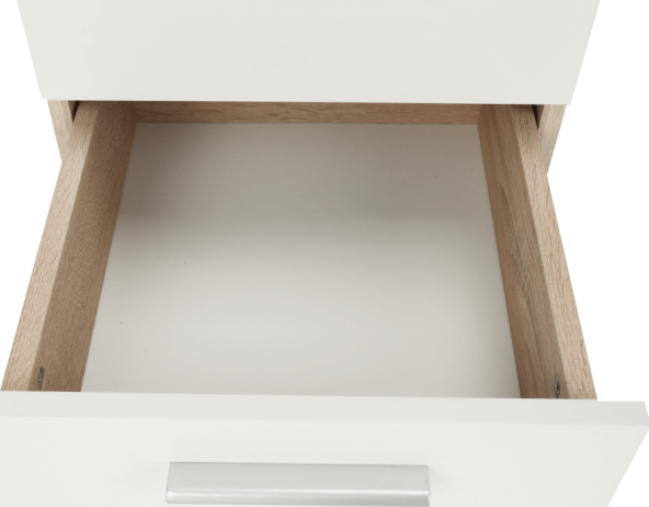 Praktický PC stůl EUSTACH, dub sonoma / bílá
