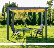 Pergola, hliník grafit / smetanová, PEPY BASIC