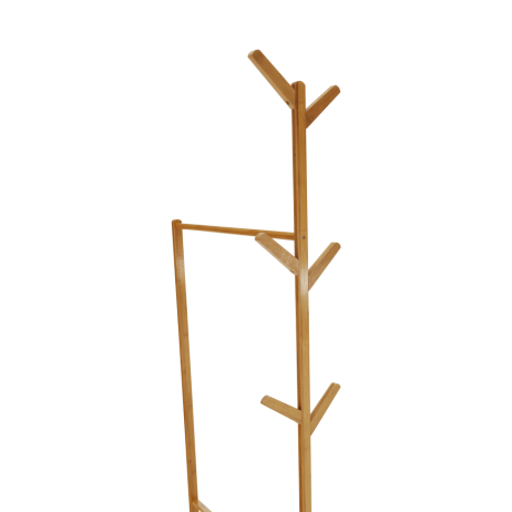 Pojízdný věšák, bambus, šířka 60cm, VIKIR TYP 1
