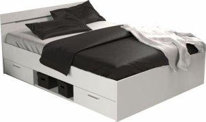 Dvoulůžková postel MICHIGAN, 160x200, bílá