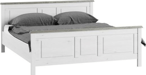 Bílá postel LIONA LM16, 160x200 cm