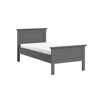 Jednolůžková postel PARIS 77801 šedá, 90x200 cm