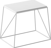 Příruční stolek KAREL, bílá