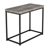 Příruční stolek TENDER, černá / beton