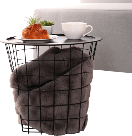 Příruční stolek MOKAD, černá