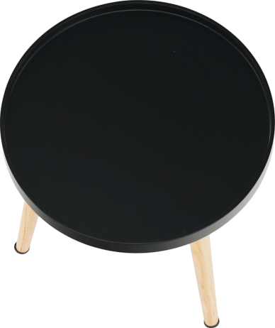 Příruční stolek SANSE TYP 2, černá/přírodní