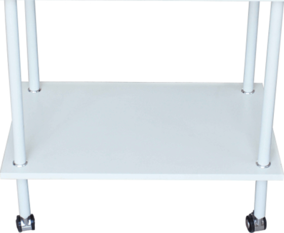 Příruční stolek LABON, matná bílá