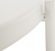 Příruční stolek FANDOR s odnímatelným tácem, bílá/hnědá
