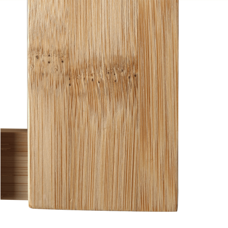 Protiskluzová předložka do koupelny KLERA, přírodní lakovaný bambus
