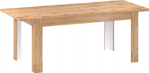 Rozkládací jídelní stůl, 160-200cm, dub apalačský, Pusan S