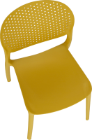 Stohovatelná židle FEDRA new žlutá