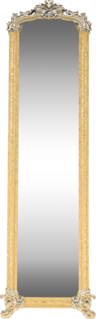 Stojanové zrcadlo ODINE, zlatá