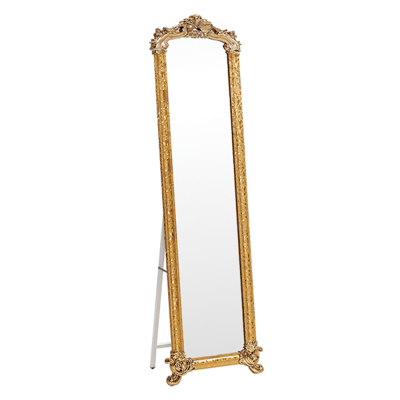 Stojanové zrcadlo ODINE, zlatá