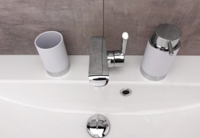 Toaletní WC kartáč LIO, bílá