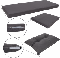 Zahradní ratanový set SAGIR, šedohnědá/světle hnědá