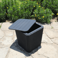 Zahradní úložný box UGUR, černá