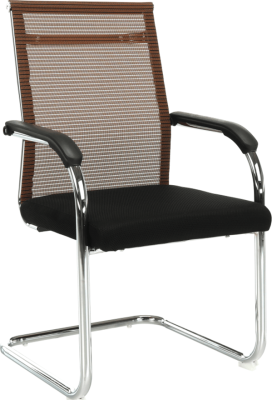 Zasedací židle, hnědá / černá, ESIN