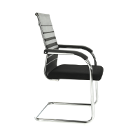 Zasedací židle, šedá / černá, ESIN