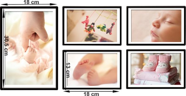 Zasklený tištěný obraz, motiv dítě, DX TYP 18 BABY