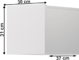 Závěsná skříňka Spring ED30, bílá
