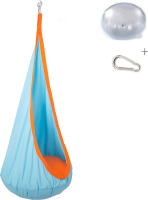 Závěsné houpací křeslo SIESTA TYP 1, modrá/oranžová