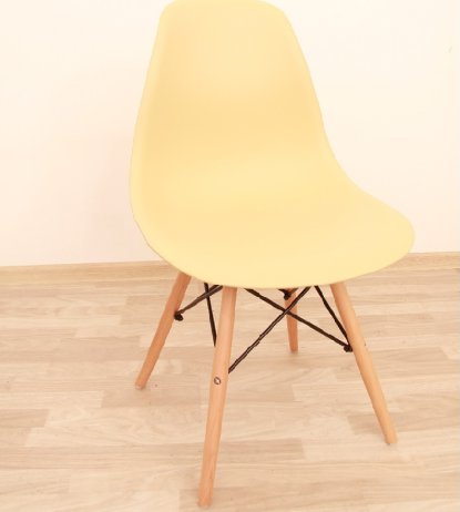 Jídelní židle CINKLA 2 NEW, béžová capuccino + buk