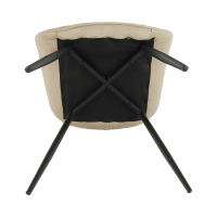 Židle SARIN, béžová / černá