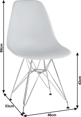 Židle Anisa 2 New, bílá
