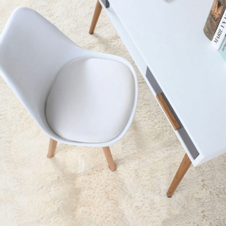 Židle BALI 2 NEW, bílá / buk