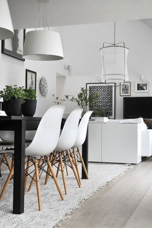 Designová jídelní židle KEMAL, bílá / buk