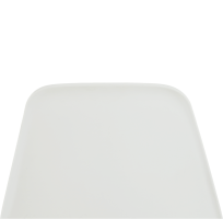 Židle SINTIA, bílá / přírodní