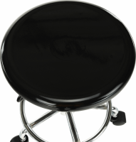 Židle, černá/chrom, MABEL 3 NEW