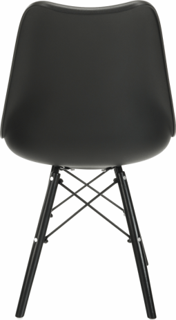 Židle KEMAL NEW, černá / dřevo
