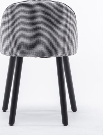 Designová židle LALIMA, černobílý vzor