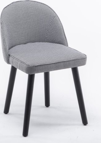 Designová židle LALIMA, černobílý vzor