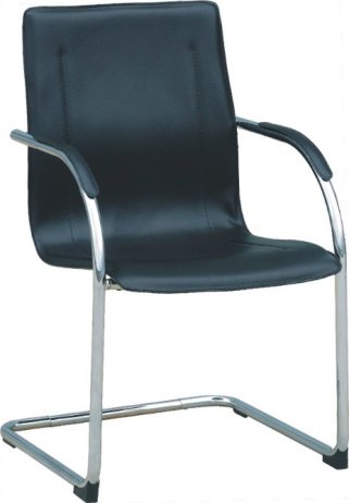 Židle MI-01, ekokůže černá